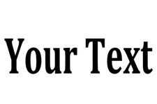 YOUR TEXT Vinyl Decal Sticker Car Window Bumper CUSTOM Personalized Lettering