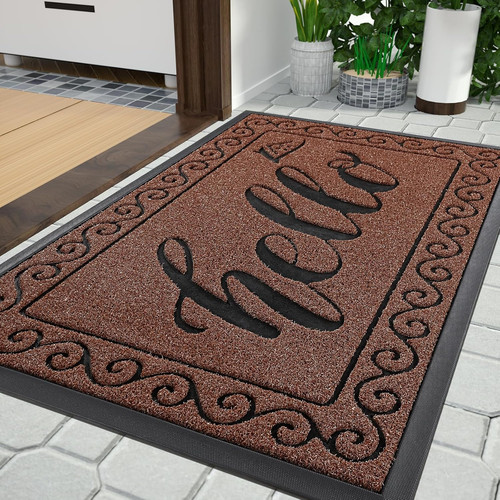Hello front door - front, heavy