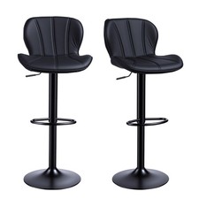 2PCS Counter Height Bar Stools