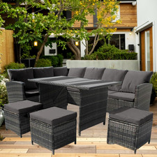 Rattan Garden Furniture Sofa 9