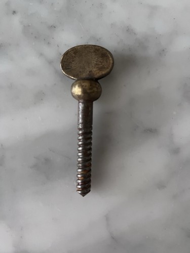 Vintage brass screw - vintage,