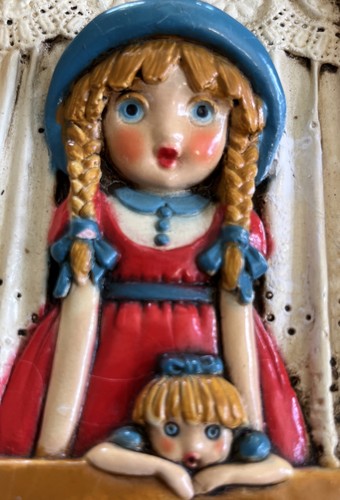 Vintage doll window - vintage, in