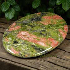 Unakite Palm Stone Healing