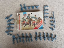 1975 Airfix HO/OO Scale Model Soldiers - Hussars. Boxed and on Frames.