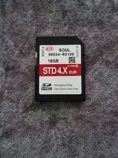 Genuine Kia Soul Satellite Navigation SAT NAV SD Card 96554 B2100 4.x STD