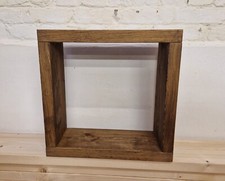 Solid Wood Rustic Square Side