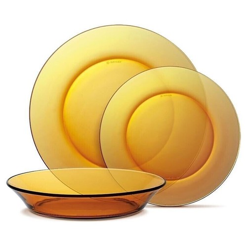 18pcs duralex lys amber dinner - lys,