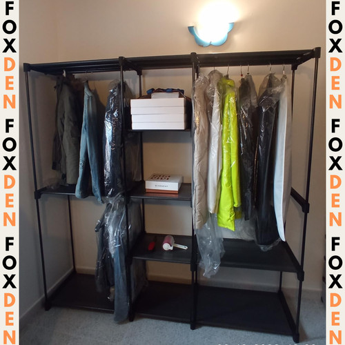 Industrial open wardrobe - industrial,