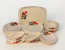 Vintage JAJ Pyrex June Rose