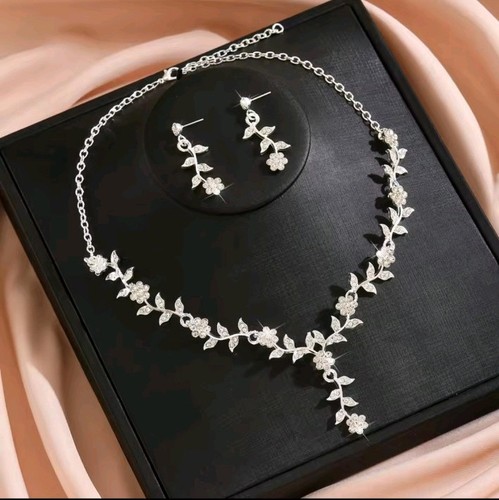 Elegant crystal necklace set - elegant,