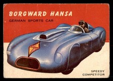 1954 Topps World on Wheels #34 Borgward Hansa GD *e1
