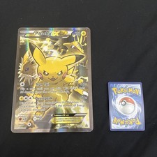Pokémon TCG Pikachu EX Full Art XY124 Promo Card Jumbo