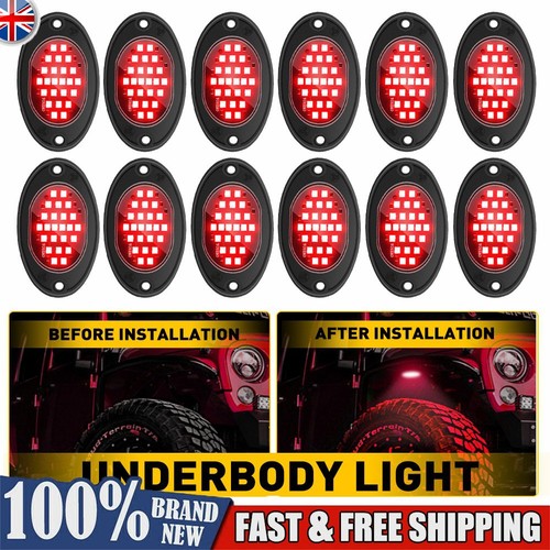 12x led rock lights - 12x, underbody