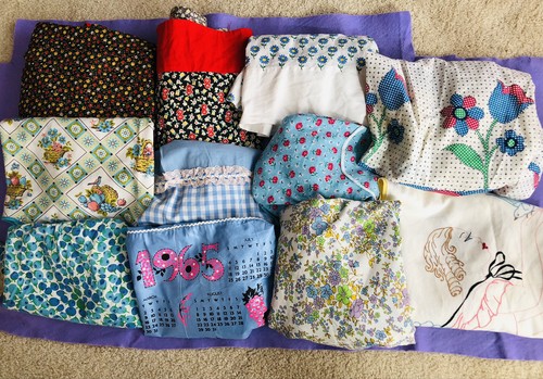 Vintage apron lot - lot, 40’s