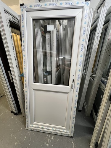 Upvc single door white - in, 900