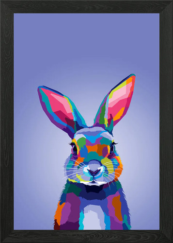 Rabbit framed wall - framed, poster