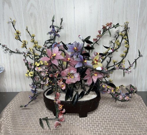 Vtg jade bonsai - vtg,