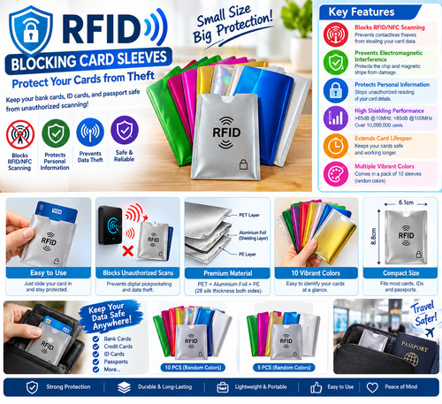 10pcs rfid blocking - blocking, card