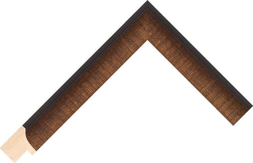 24mm wide walnut scoop wood - 24mm,