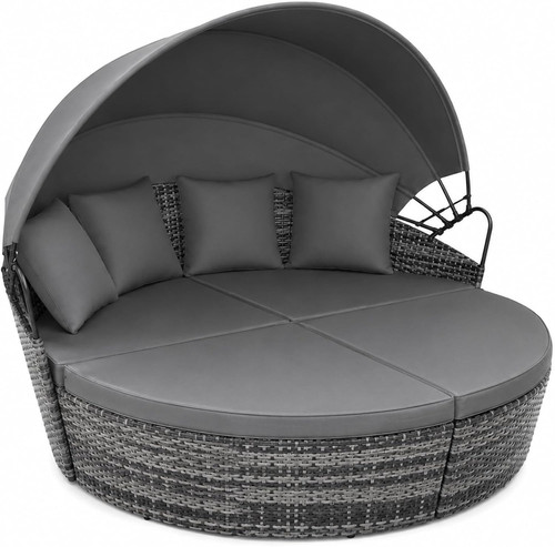 Piece modular rattan patio - rattan,