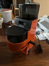 Gaggia MDF ORANGE RARE ITALIAN Stepless MOD Coffee Bean Grinder Model MDF