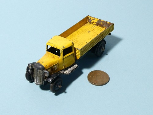 Vintage dinky 412 yellow rear - dinky,
