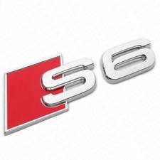 S6 Audi Boot Sticker Badge