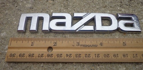 Mazda trunk emblem badge decal