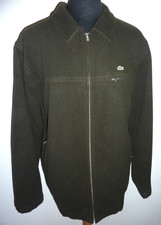 LACOSTE Wool Jacket Dark Olive