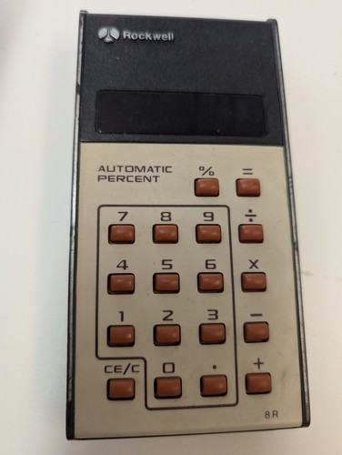 Rockwell calculator vintage - rockwell,