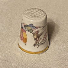 VINTAGE ROYAL DOULTON THIMBLE PRIMROSE SLEEPING JILL BARKLEM 1983 NOT SCRAP