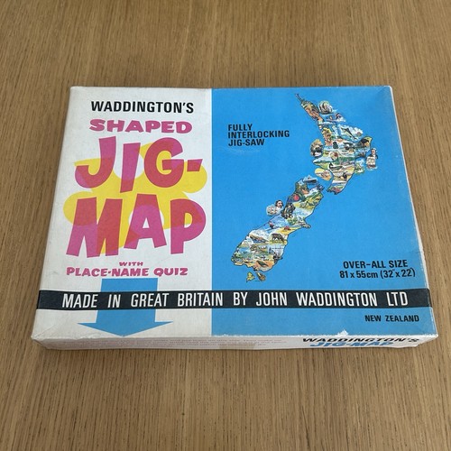 Waddingtons jig map puzzle new - waddingtons,