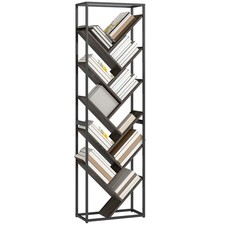 HOMCOM 10 Tier Tree Bookshelf