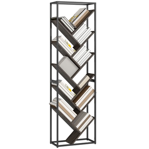 Homcom tier tree bookshelf - tree,