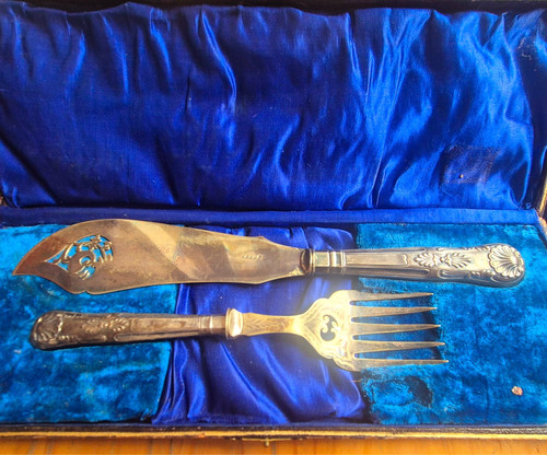 Antique 925 silver - silver, fish