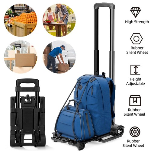 Folding portable shopping cart - folding,