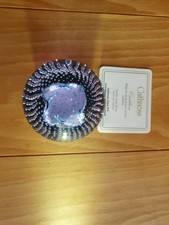Caithness Cauldron Scotland Purple Glass Paperweight no. K9619