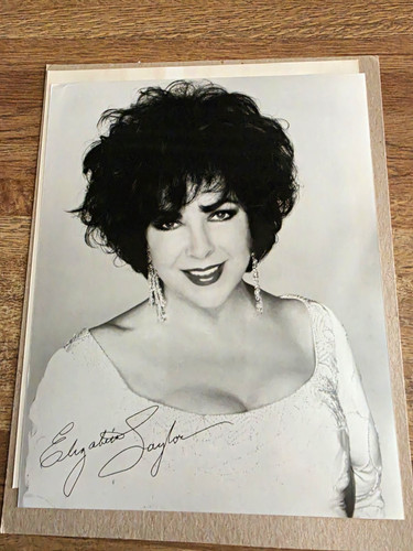Elizabeth taylor signed - elizabeth,