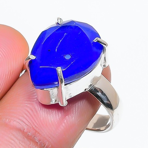 Blue chalcedony pear - pear, shape