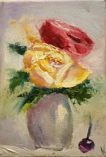Original hand paint oil - hand,