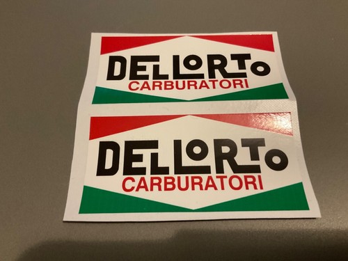 Dellorto vinyl decals 70mm - 2x,