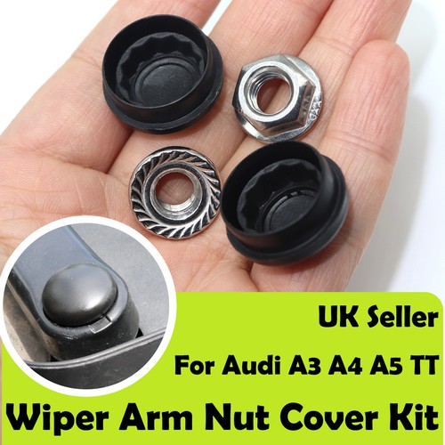 Front wiper arm nut - nut, caps