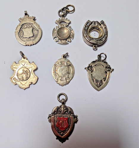 Antique solid silver watch - solid,