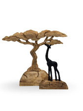 Mango Wood and Polyresin