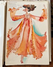 Theatrical costume sketch