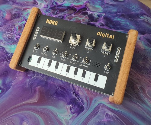 Korg nts solid oak end - 1,