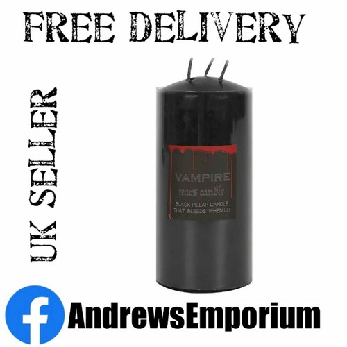 15cm black vampire tear pillar - 15cm,