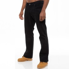 Enzo Bootcut Jeans Mens Wide