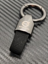 Volvo suede keyring black - volvo,
