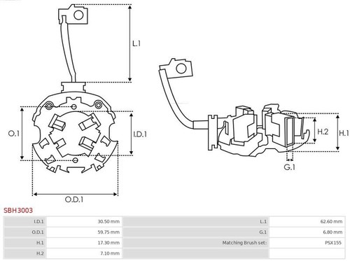 Fits autostarter sbh3003 - fits,